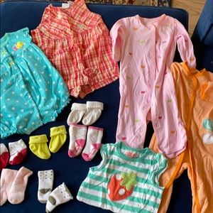 Lot of 3-6 month old girls clothes